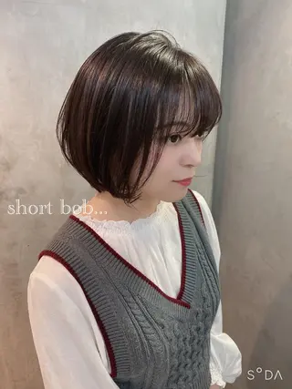 ショート カラー ヘアアレンジ stylist/蛯谷 珠里のヘアスタイル