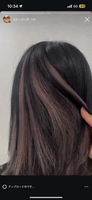 カラー 暖色メンズレディース 🍓優 音のヘアスタイル