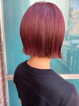 ミディアム カラー パーマ ヘアアレンジ メンズ キッズ ネイル マツエク・マツパ アイブロウ times salon名駅所属・久木原 ゆりのヘアスタイル