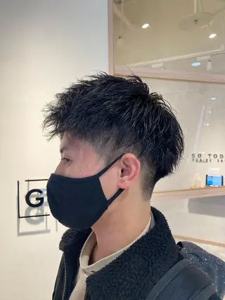 メンズ GO TODAY  SHAiRE SALON 名古屋店所属・艶カラー/髪質改善/ 西　大喜(ひろき)のヘアスタイル