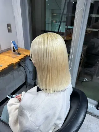 ショート カラー NANAMI🩵 大人可愛い韓国ヘアのヘアスタイル