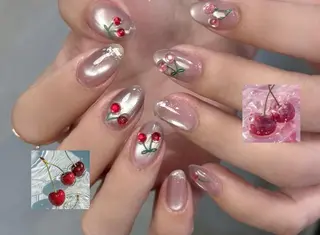 ネイル By moonネイル 🌷ワンホン/韓国風のネイルデザイン