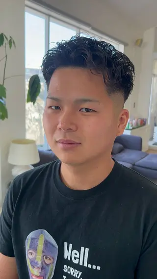 パーマ メンズ 松尾 乾伸のヘアスタイル