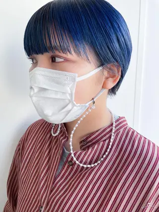 ショート nuu所属・💜ショート💜 ウルフ、ボブ二色亜美のヘアスタイル