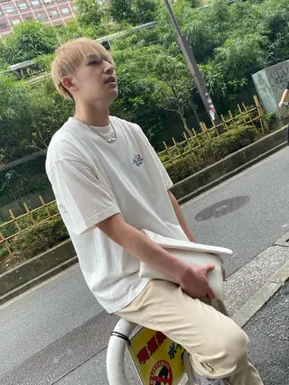 ショート カラー メンズ miel hair 新宿店 【ミエル ヘアー】所属・新宿西口から徒歩5分 石橋卓典のヘアスタイル