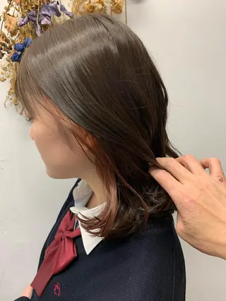 ミディアム 森 隆司のヘアスタイル