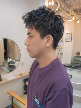 メンズ 【ボブ】縮毛矯正/ 船橋駅5分/鈴木杏美のヘアスタイル