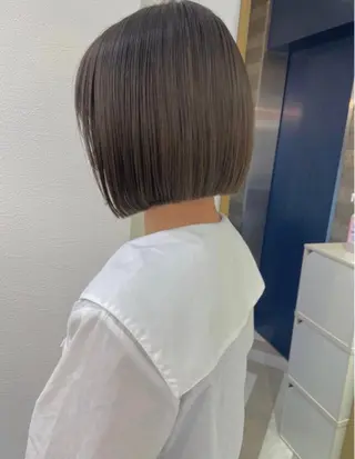 ミディアム Lond azur所属・🇰🇷韓国レイヤー 韓国風ボブのヘアスタイル