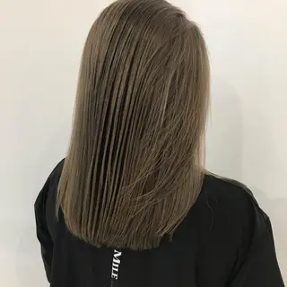 セミロング カラー 天王寺の美容師 わだひろしのヘアスタイル