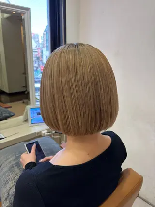 ミディアム 横浜/暖色カラー🍎 /パーマ🌀/おとはのヘアスタイル