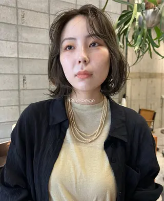 カラー カエデ🐬 カットモデルのヘアスタイル