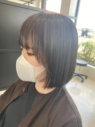 ミディアム ヤマグチ ナツキのヘアスタイル