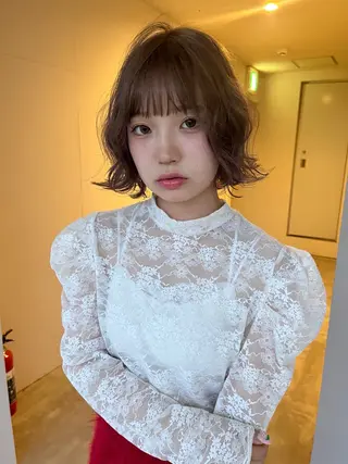 ミディアム カラー IROW/イロウ天神 大名店　yamaのヘアスタイル