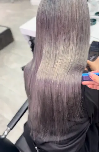 ロング プルエクステ/カラー ⭐️KIR̋Aのヘアスタイル