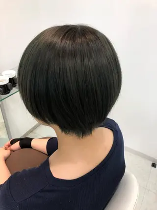 ミディアム カラー 岩崎 裕司のヘアスタイル