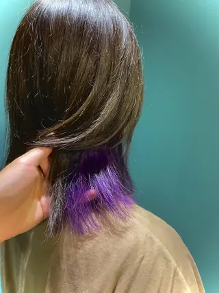 ミディアム Mavie hair所属・髪質改善×潤艶カラー ⭐️岡田崇彰のヘアスタイル