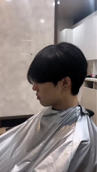 ショート メンズ reborn店長 🤍リルのヘアスタイル