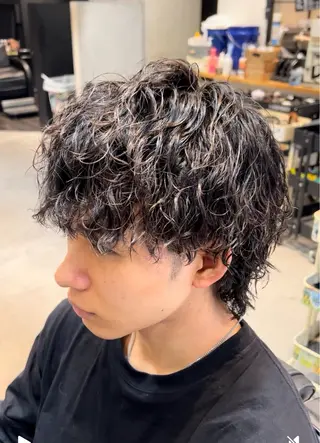 ショート メンズ クオンヒール  堺筋本町店所属・谷口 友耶メンズカットのヘアスタイル