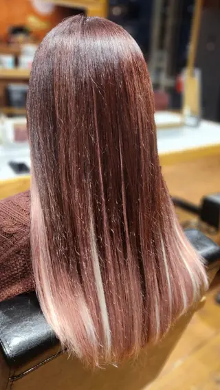 カラー O.hair designers所属・シールエクステ🎀 ホシノ🕒ユウカのヘアスタイル