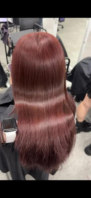 カラー 透ける透明感カラー 🤍anju🎀のヘアスタイル