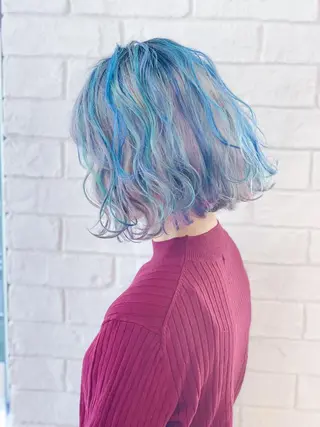 ショート カラー enn. bleach by t.a.g所属・枚方/樟葉駅 3分 enn. AKIRAのヘアスタイル