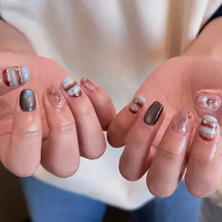 ネイル 🎀 Hiyubi._.nail 🫧所属・🎀フェイ フェイ🫧💗のネイルデザイン