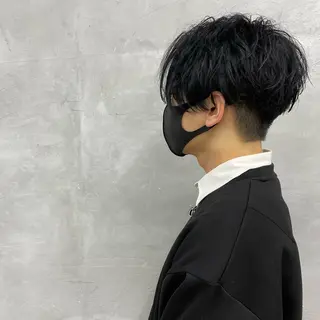 ショート パーマ メンズ 田畑 智規のヘアスタイル