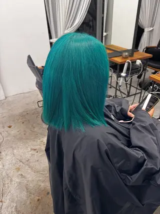 ミディアム カラー 山田 はるむのヘアスタイル