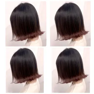 ミディアム カラー 京都大人女性ショート 徒歩1分/秋山のヘアスタイル