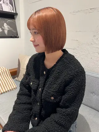 ショート 峯田 優花のヘアスタイル