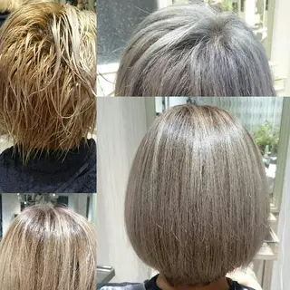 ショート ミディアム カラー 嶋田 ゆきのヘアスタイル