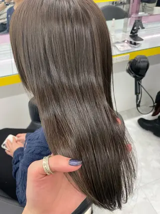 ミディアム カラー ヘアアレンジ 【透明感×レイヤー】 🍃RIKU🍃のヘアスタイル