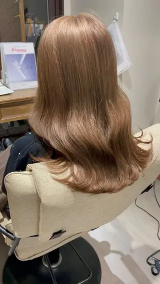 セミロング カラー 羽田翔大/ブリーチ/ ボブカット/店長のヘアスタイル