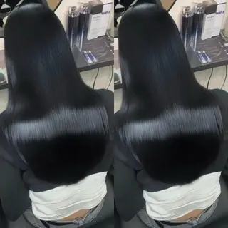 ロング カラー ヘアアレンジ 新宿 /髪質改善/ 縮毛矯正/ヒュウガのヘアスタイル