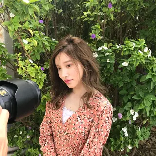 セミロング Zina渋谷エリア マネージャShionのヘアスタイル