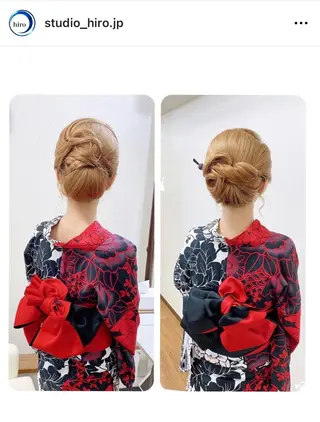 京都.祇園セットサロン:スタジオ ヒロ【Studio hiro】所属・ヒロ(hiro) •スタジオヒロのヘアスタイル