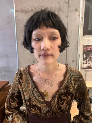 ショート パーマ 石原 実のヘアスタイル