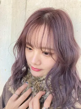 ミディアム 梅山 美侑のヘアスタイル