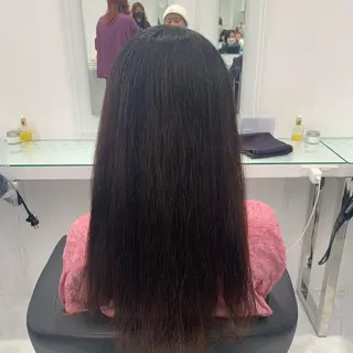 セミロング カラー ヘアアレンジ EMANON池袋3rd所属・ナチュラル艶髪 なおき｜池袋美容師のヘアスタイル