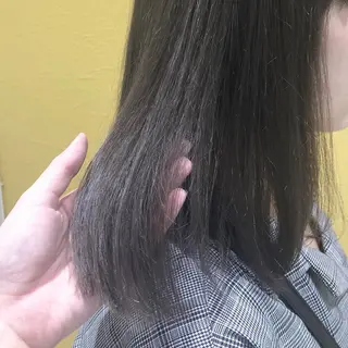 セミロング カラー sano sayakaのヘアスタイル