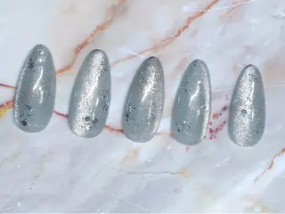 ミディアム AQUA nailのネイルデザイン