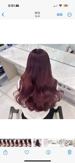 ロング euphoria銀座グランデ所属・honoca 🤍のヘアスタイル