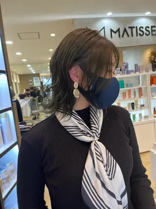 ミディアム 💎髪質改善/縮毛 💎メンズカット石尾のヘアスタイル