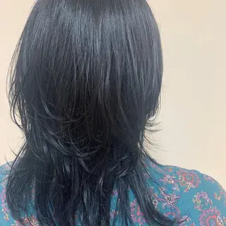 ミディアム カラー ヘアアレンジ 【Sweep】おじま のぞみのヘアスタイル