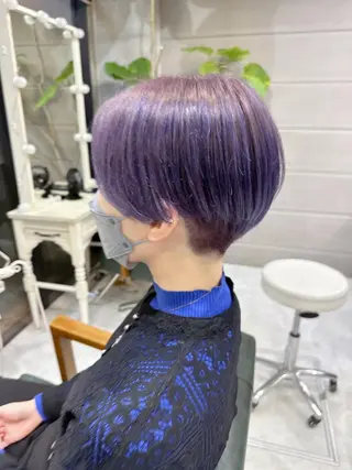 ショート カラー メンズ ヘアアレンジ 𝐑𝐈𝐍𝐊𝐀 🐣🩷のヘアスタイル