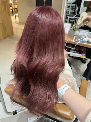 ロング u n aのヘアスタイル