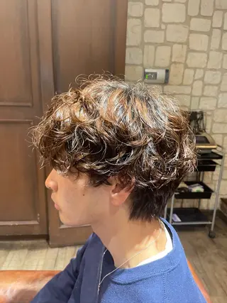 ショート パーマ 💙加藤 凪桜💙のヘアスタイル