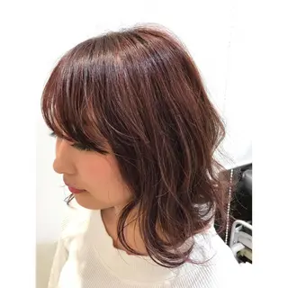 ミディアム カラー 髪質改善/茅ヶ崎 マツモト リョウのヘアスタイル