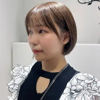 ショート カラー 韓国ヘア🇰🇷/ニ ュアンスパーマ/ヒナのヘアスタイル