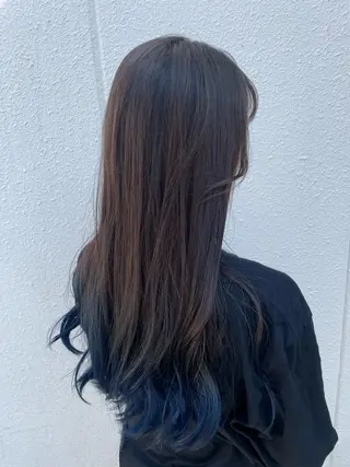 ロング 🎀ハイトーン/ 艶カラー/夕月🎀のヘアスタイル